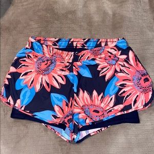 Aerie Floral Atheltic Shorts